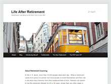 Tablet Screenshot of lifeafterretirement.net